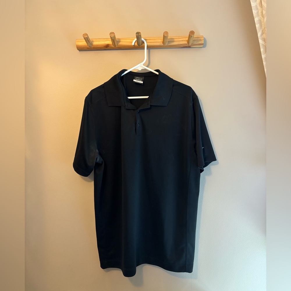 Men’s Black Nike Golf Polo